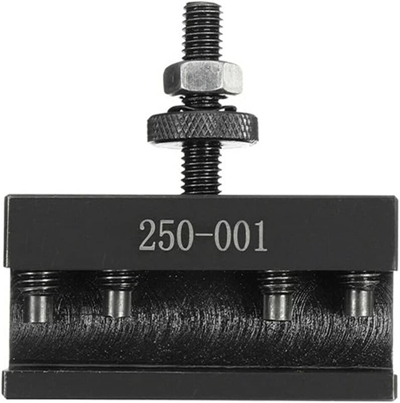 SecosAutoparts 5Pcs 250-001 OXA #1 Quick Change Tool Post Wedge Type Tool Post Set for 6" - 8" Lathe Swing