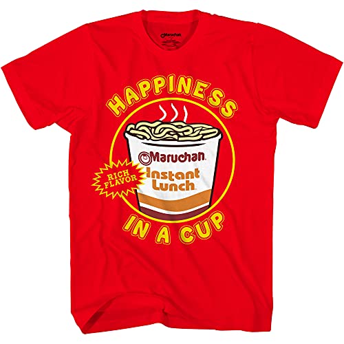 Maruchan Men's Cup Noodles TShirt Ramen Noodles Happiness in a Cup