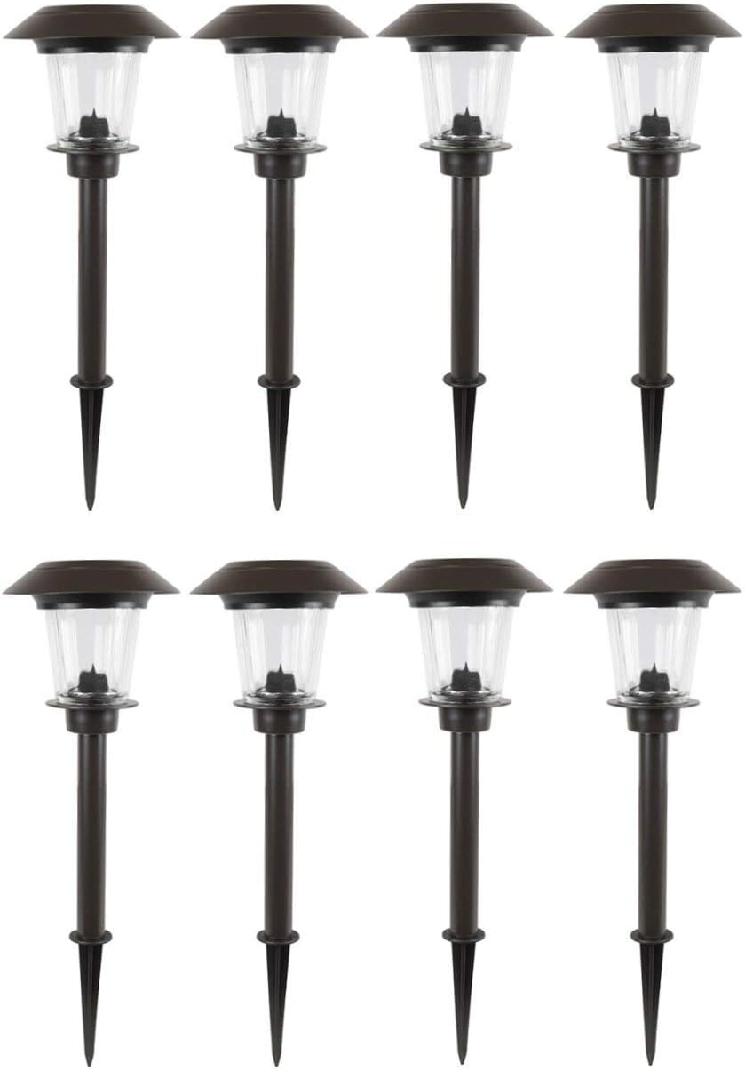 Alpan 10192 8 LED Pathway Solar Lights, One Size, Oil Rubbed Bronze Amazon.ca Tools & Home