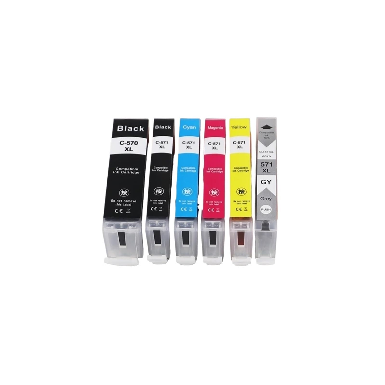 Cartouche d'encre PGI-570 CLI-571, Compatible avec Canon, MG5750 MG5751