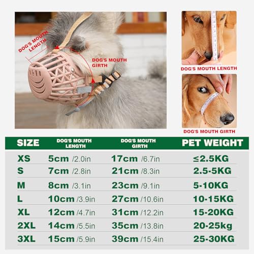 PETCUTE Maulkorb Hund,Korbmaulkorb füR Hunde,Verstellbar und Sicher Atmungsaktiv Maulkorb Für Kleine Mittlere Große Hunde mit Wattiertem Nasenstück,Beißschutz,Schwarz XS