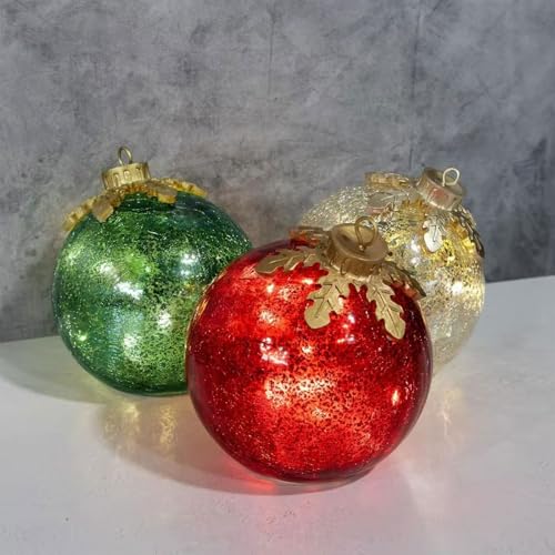 Sphère de Noël à DEL pour décoration de table et bureau - 5