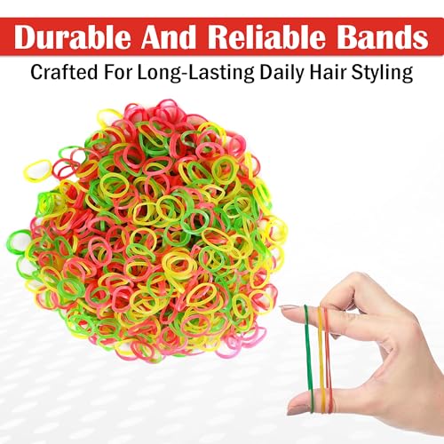 Image of GLUN 0.5 Inch Multicolour Rubber Band (150 Gram Pack) - Strong & Stretchable Elastic Bands for Home, Office, Kitchen & Packing Use