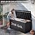 YITAHOME XXL 240 Gallon Large Outdoor Storage Deck Box for Patio Furniture, Outdoor Cushions, Garden Tools and Sports/Pools Equipment, Weather Resistant Resin, Lockable (Black)
