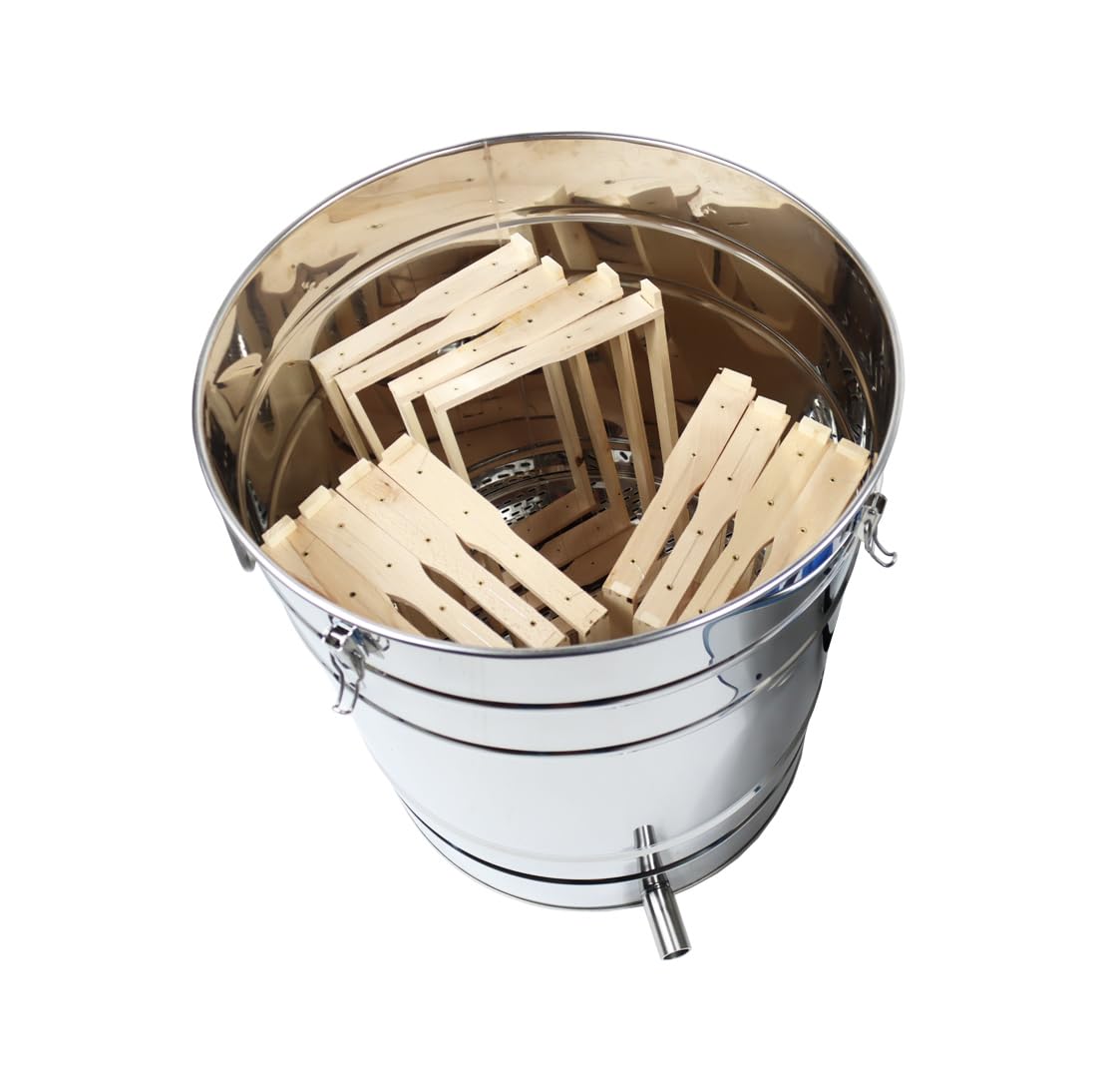 Wachsschmelzer mit Elektroantrieb (100L/200L) Dampfwachsschmelzer für Imker Rähmchen Waben Bienenwachs Imkerei, 100 Liter