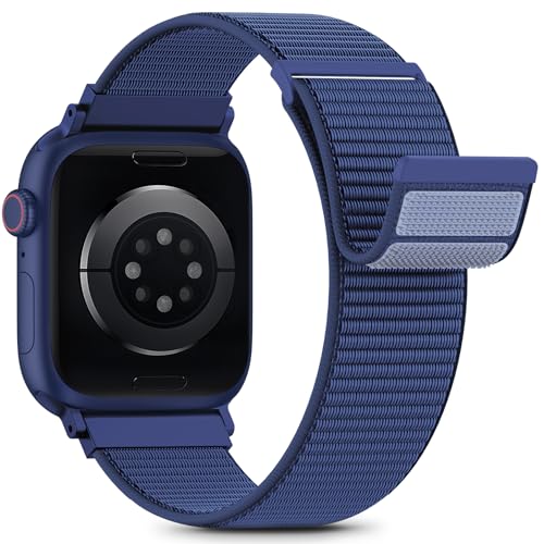 Nylon Loop Sport Band Compatible with Apple Watch Bands 38mm 40mm 41mm 42mm for Women Men, iWatch...