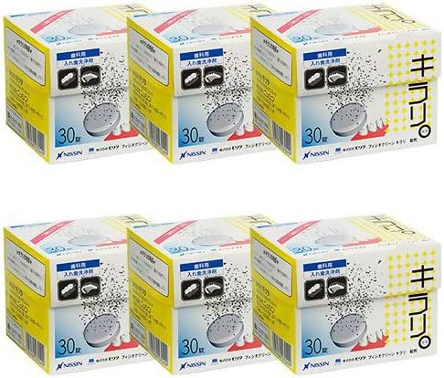 Amazon Co Jp ニッシン フィジオクリーン キラリ錠剤 30錠入 6箱 ドラッグストア