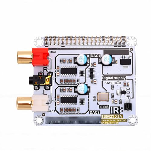 Tarjeta de sonido DAC para Raspberry Pi Zero 2W que elimina el ruido de los auriculares