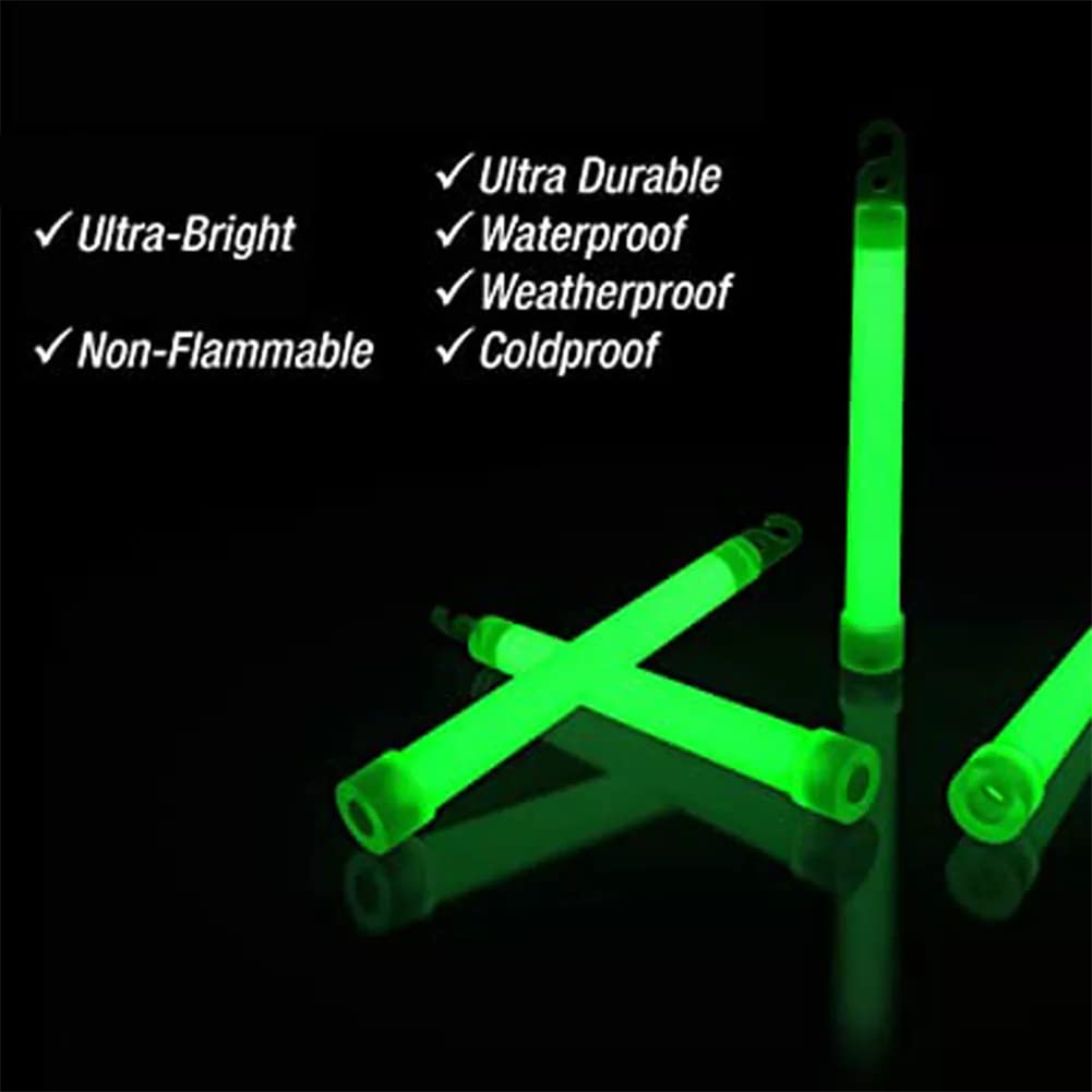 Kit de Supervivencia de 10 Piezas Palos de Luz de Emergencia de Palos Brillantes para Acampar y Terremotos de Supervivencia de Emergencia
