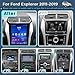 LASERTAIL 12.1 Inch Radio Upgrade for Ford Explorer 2011-2019 8 Core Explorer Stereo T-Style Vertical Touch Screen Android 13 Head Unit Wireless Carplay Andriod Auto GPS SWC 1080P Backup Camera
