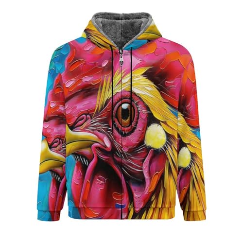 Cardigans coq aux couleurs vives pour hommes avec finitions premium