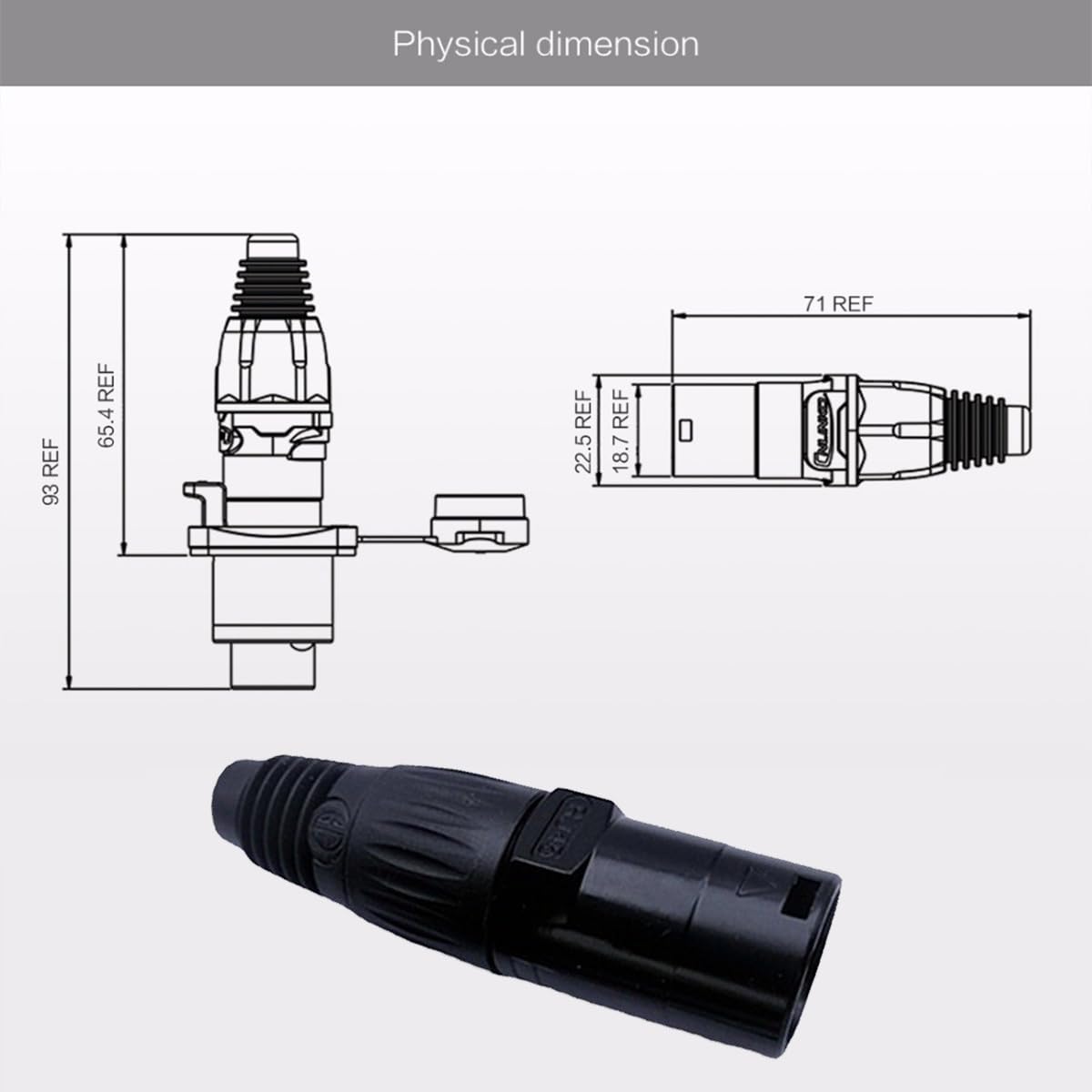 PENGLIN Lot de 10 connecteurs de câble Ethernet RJ45, extérieur étanche RJ45 à montage sur panneau en métal blindé pour câble réseau Ethernet LAN pour Cat6a/6/5e/5