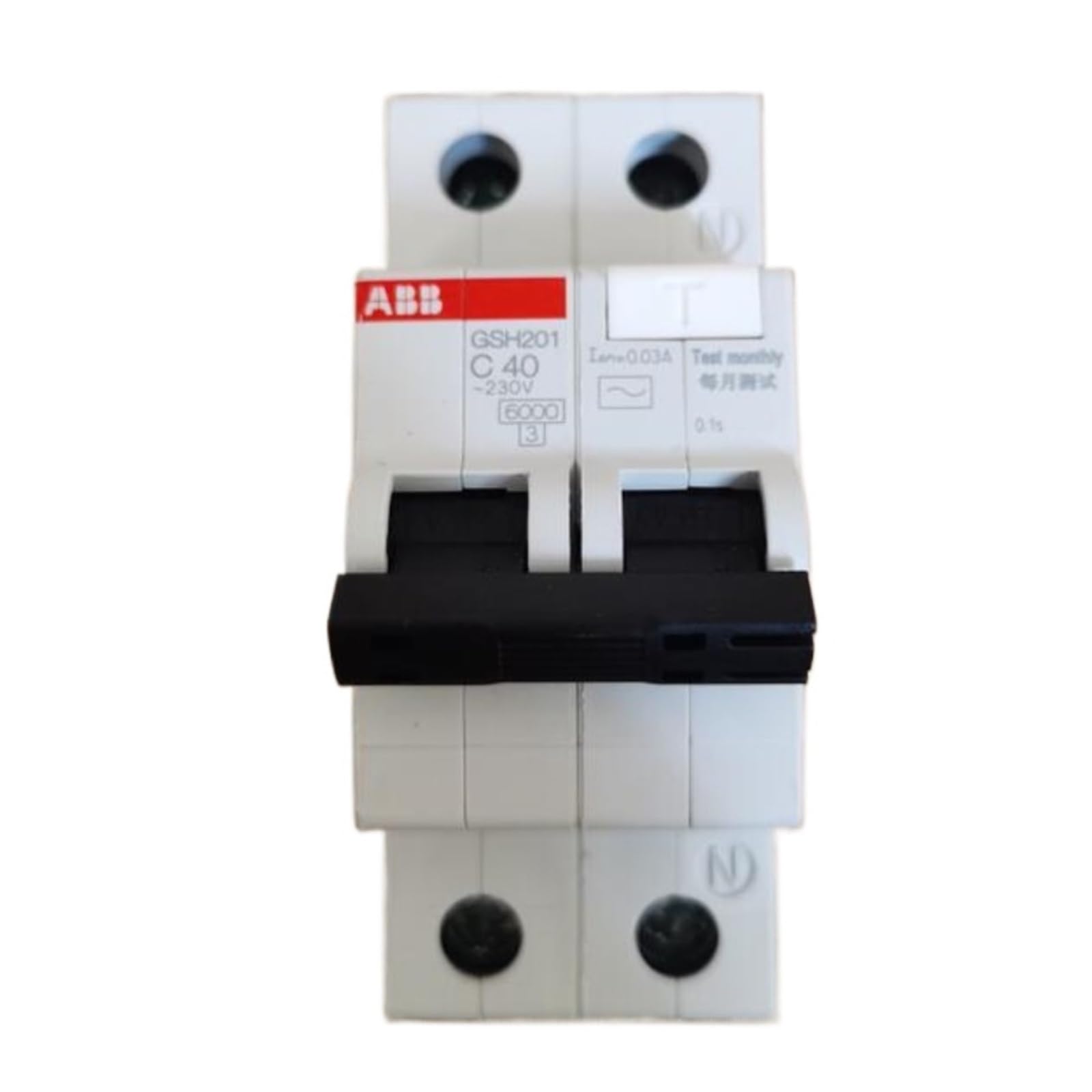 Disjoncteur GSH201 AC-C40/0,03 pour protection de tableau électrique