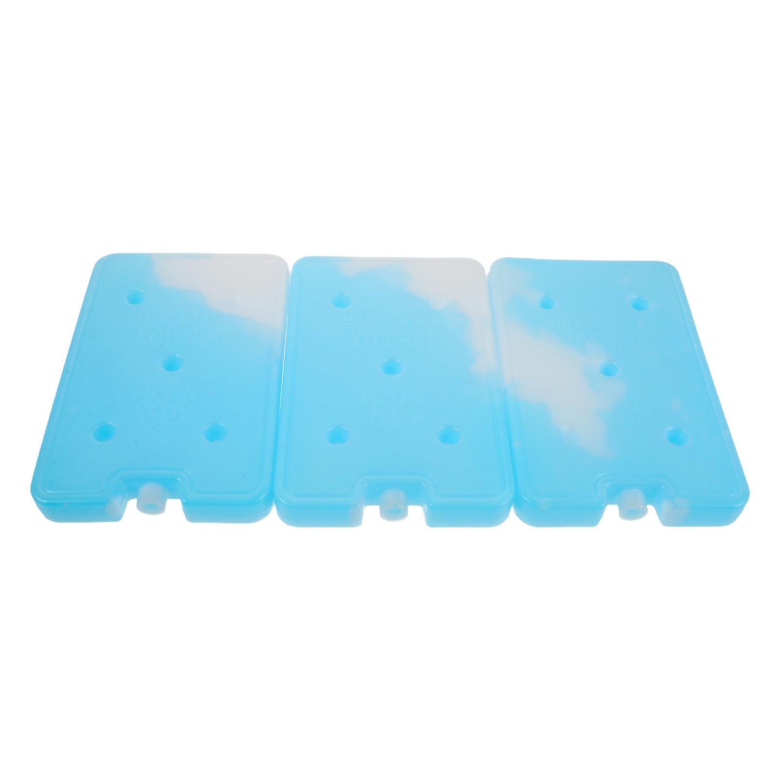3 Pièces Bloc Réfrigérant Réutilisable 605ml en Plastique