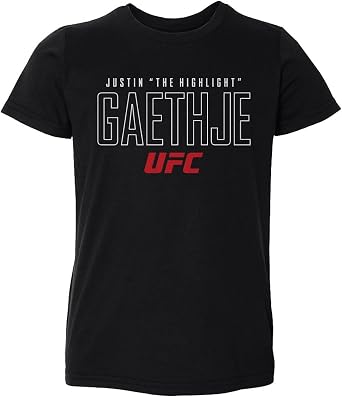 500 LEVEL UFC Justin Gaethje UFC Elite Kids Toddler T-Shirt