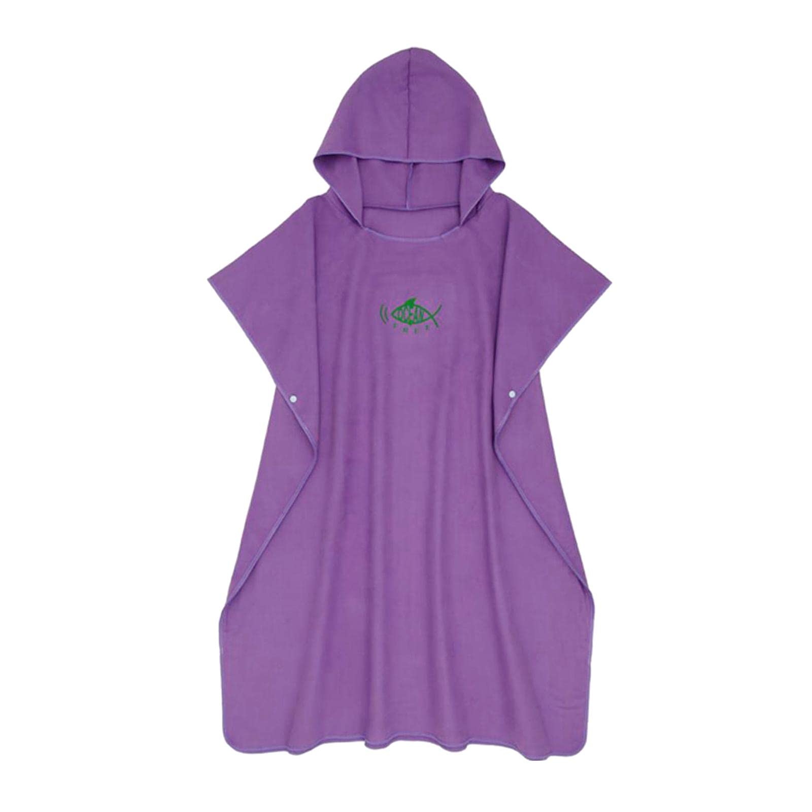 club bollywood CLUB BOLLYWOOD®Surf Poncho Quick-Drying Changing Robe Surfer Towel Hooded Cape Purple|Sporting Goods | Water Sports | Wetsuits & Drysuits |1 Piece Changing Robe-picture-14