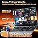 15.6 inch Laptop with Office 365, Notbook PC Core M3-6Y30 Processor, Win 11 Laptop 8GB RAM 256GB SSD, IPS FHD 1920*1080P Screen, PC Computer with Backlit keyboard/Webcam/Wi-Fi5/BT4....