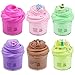 SWZY Slime Fluffy Slime Mud Kit,Putty Eggs Soft Stress Relief Sludge Toy Perfumado DIY Putty Sludge Toy para Niños y Adultos Regalo para Niños Juguetes 6 Pack