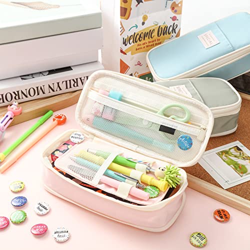 Crtiin 10 Pack Big Capacity Pencil Case Large Storage Pencil Pouch Office College School Pencil Bag Pencil Holder Pouch For Students Teen Girls Boys Men Women #TOP1