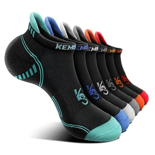 KEMISANT Calcetines Tobilleros Hombre 6 Pares, Calcetines Cortos Deporte Running Ciclismo Hombre(6Pares,39-42)
