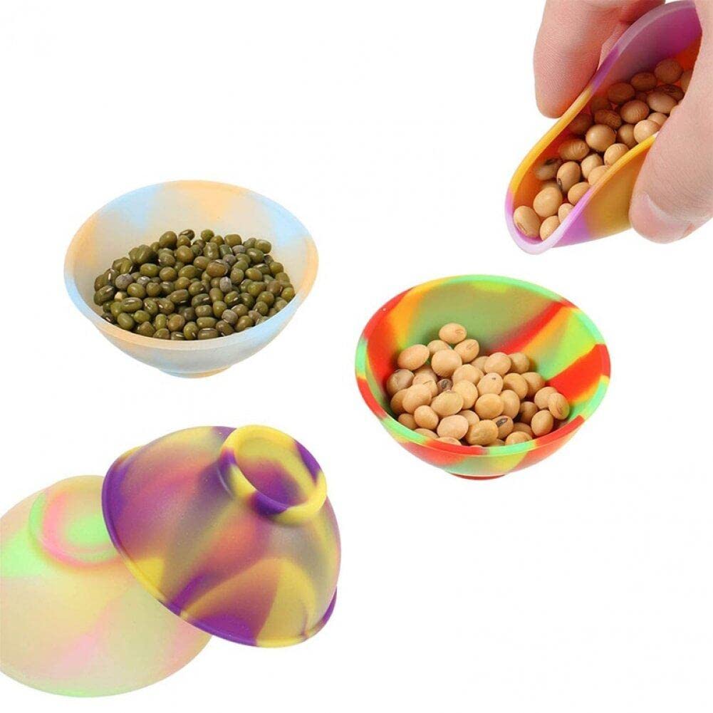 Mini bols en silicone à pincer, bols de préparation et de service, bols à collat