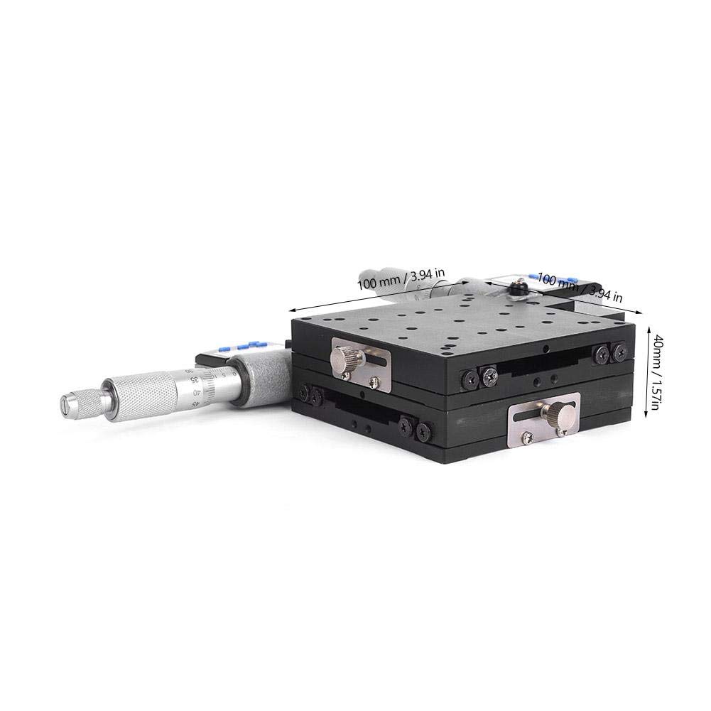 100x100mm XY Micrometer Stage SEMXY100-AS Digital Display Cross Roller Linear Stage Platform 0.002mm Precision