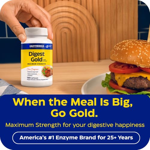 Image of Enzymedica Digest Gold, Maximum Strength, ATPro Energy Support - 180 Caps