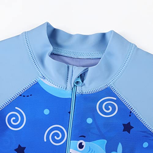 Image of XFGIRLS Baby Boys Swimsuit Toddler Sunsuit UPF 50+ Sun Protection One Piece Beach