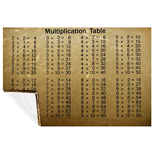 Couverture éducative à multiplication douce et chaude 150x100 cm