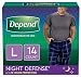 Depends Mens Overnight Underwear Large
