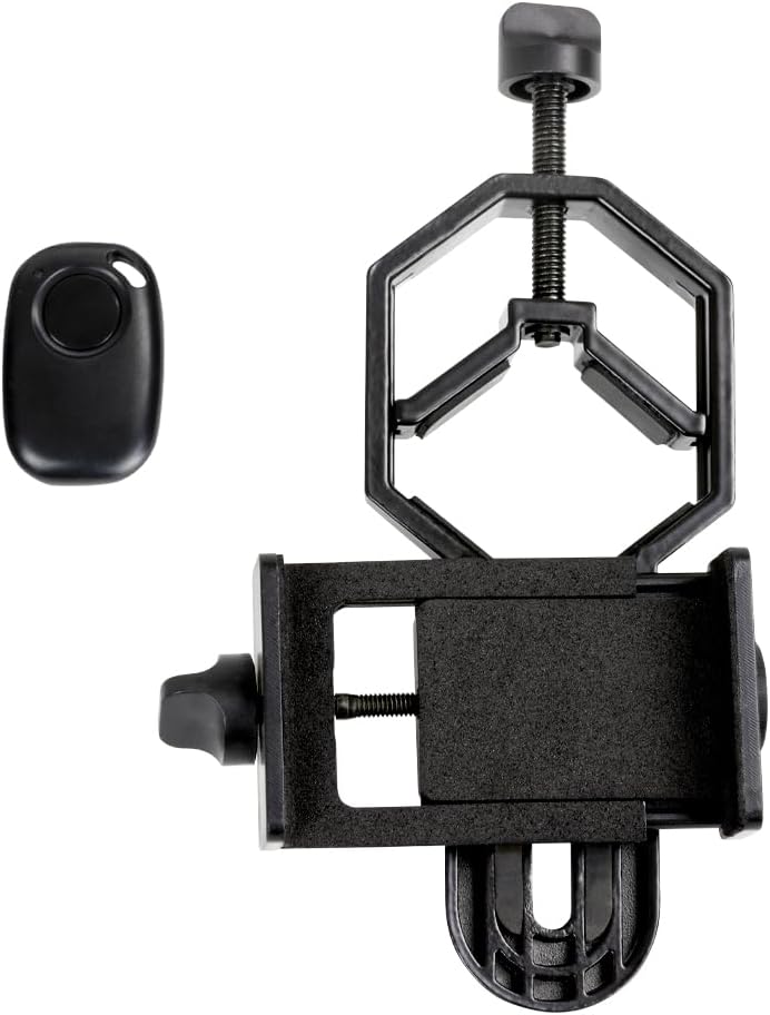 Celestron โ Smartphone Adapter and Bluetooth Remote for Telescope, Binoculars...