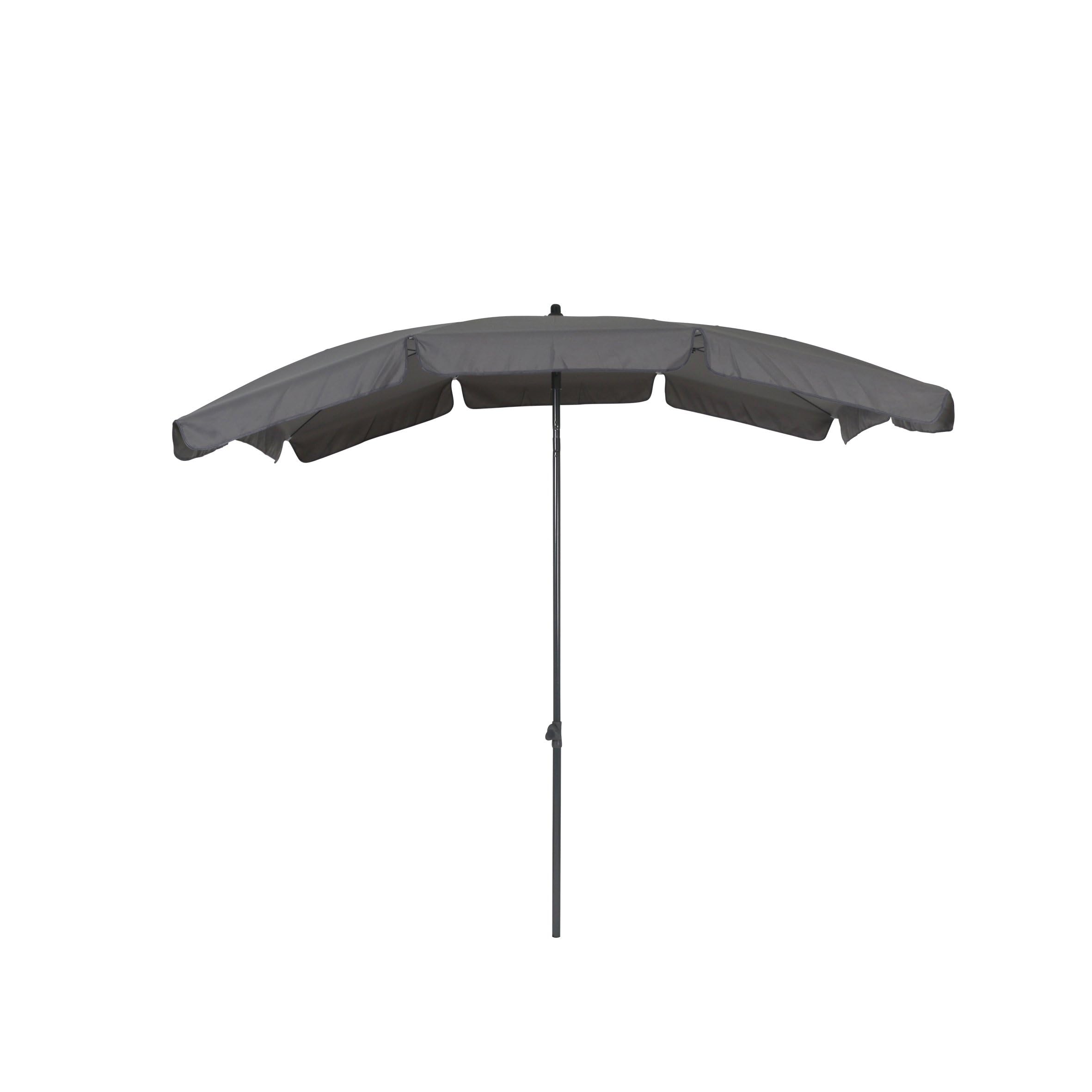 Greemotion Ombrellone con protezione UV – Ombrellone da balcone in grigio antracite – ombrellone pieghevole – ombrellone rettangolare – per terrazzo e giardino