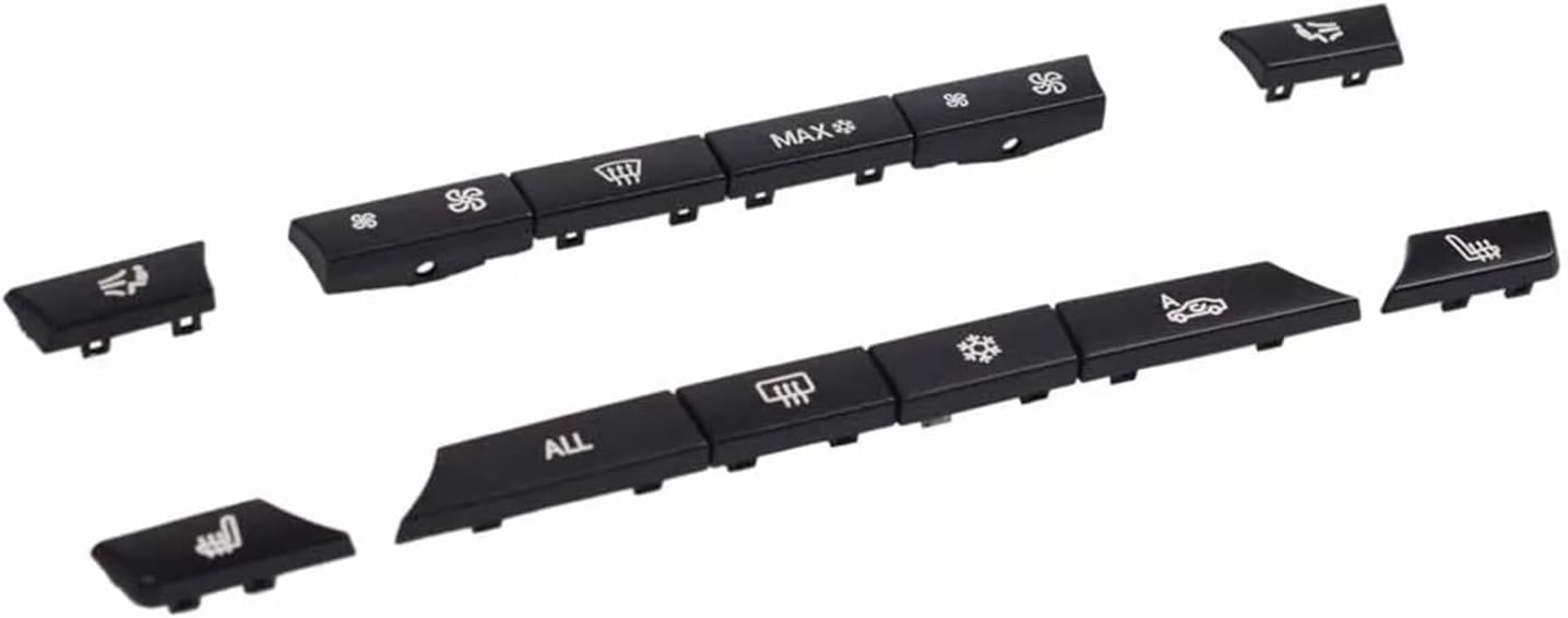 Heater AC Temp Control Knob Car Heater Climate Control Wind Volume Air Conditioning Switch Fan Button Cap Cover Fit for BMW 5/6/7 Series F01 F02 F06 F07 F10 F11 Auto Air Conditioner Parts