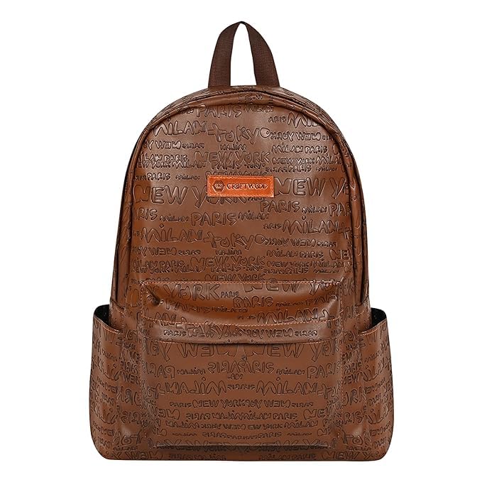 Craftwood Backpack for Girls Teens Women Large Backpack Lightweight 17-inch Laptop Bag for Office School College (Brown) (B0CVQWQVSC) Amazon Price History, Amazon Price Tracker
