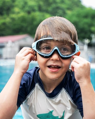 Image of Swim Goggles for Kids 6-12, Wide View Anti-Fog UV Protection No Leaking,Boys Girls Youth Swimming Goggles