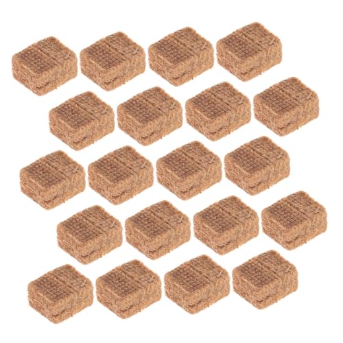 ibasenice 20piezas Bloques De para Exteriores Ladrillos Iniciadores De Fuego para Parrillas Cubos Encender para Acampar Picnics y Chimeneas