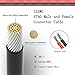 ELFCULB 2 Pairs XT60 Plug Male and Female Connector with 12AWG Cable XT60 Connector for RC Lipo Battery Drone(5.9Inchs)