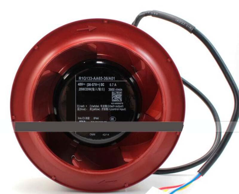 Ventilateur centrifuge 48V à 4 fils pour purifier l'air chaud