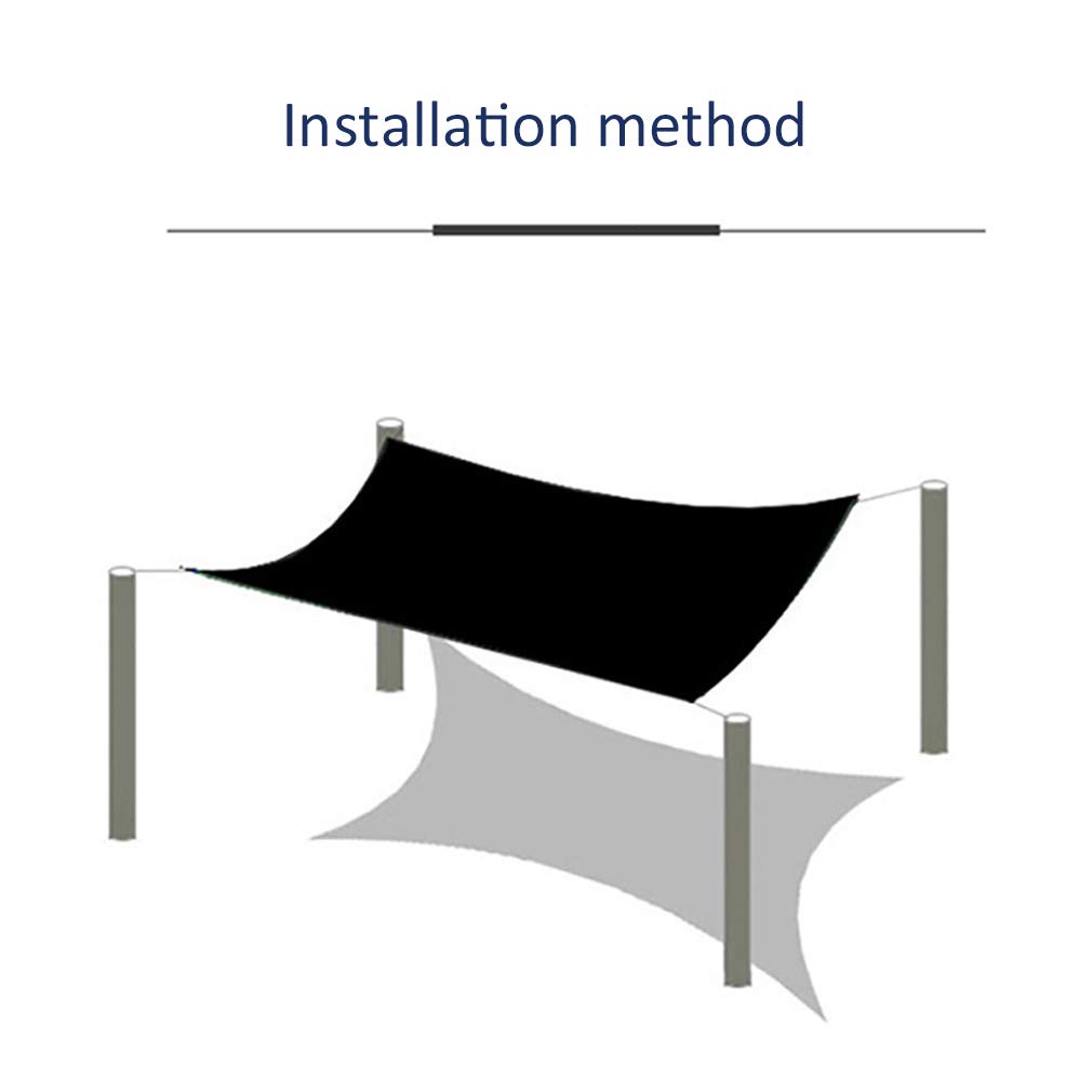 85% Aluminiumfolien Schattennetz,Anti-Aging Wärmedämmung Schattierungsnetz,Atmungsaktives Sichtschutznetz,für Gartengewächshaus Sonnenraum Balkon Dach Sicherheitsfenster (1x3m/3.3x9.8ft)