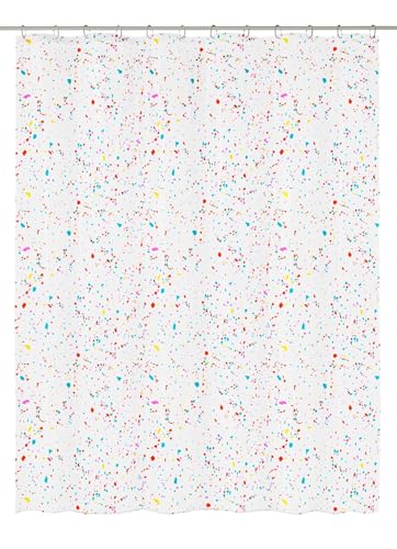 Kleine Wolke Duschvorhang Confetti, 180x200 cm, Multicolor