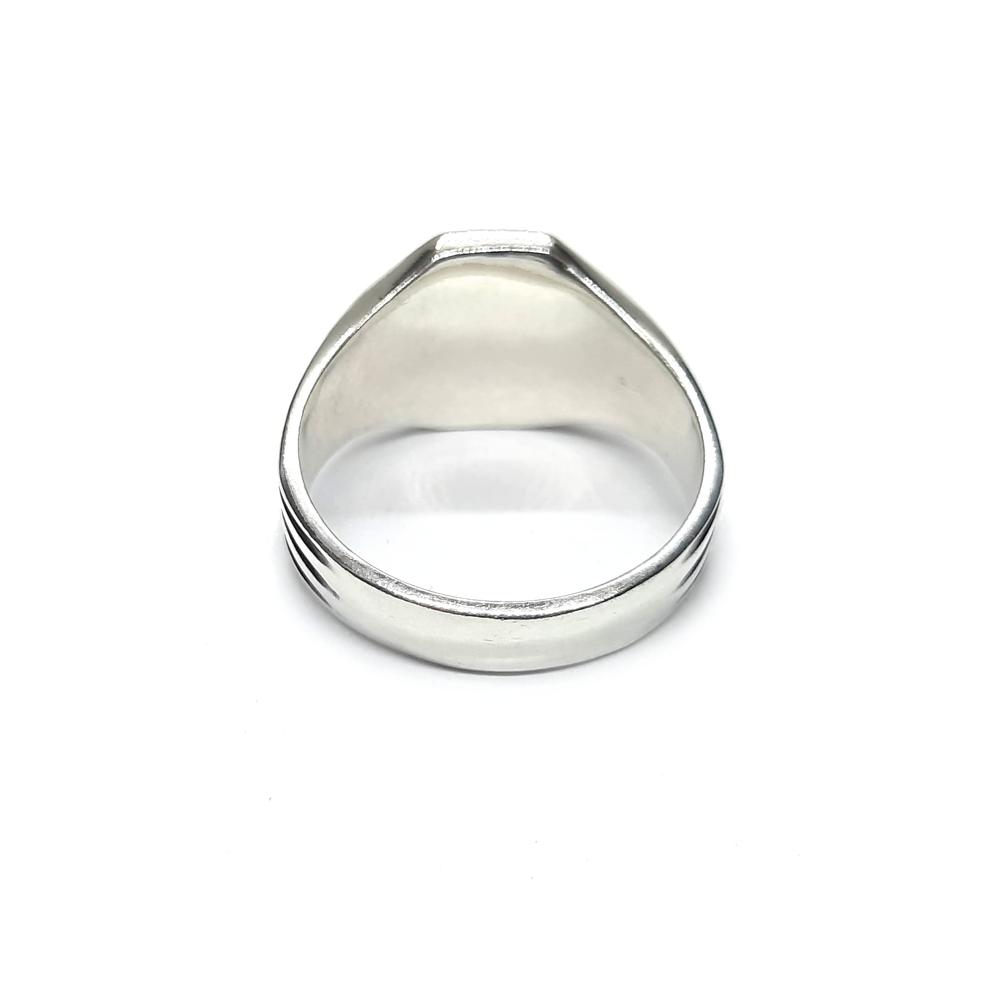 Anello da uomo in argento sterling Croce di Gerusalemme massiccio con marchio di garanzia 925