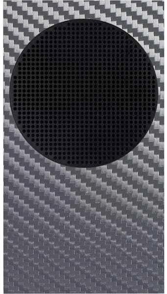 Skinit Decal Gaming Skin Compatible with Xbox Series S Console - Silver Carbon Fiber Specialty Texture Material Design