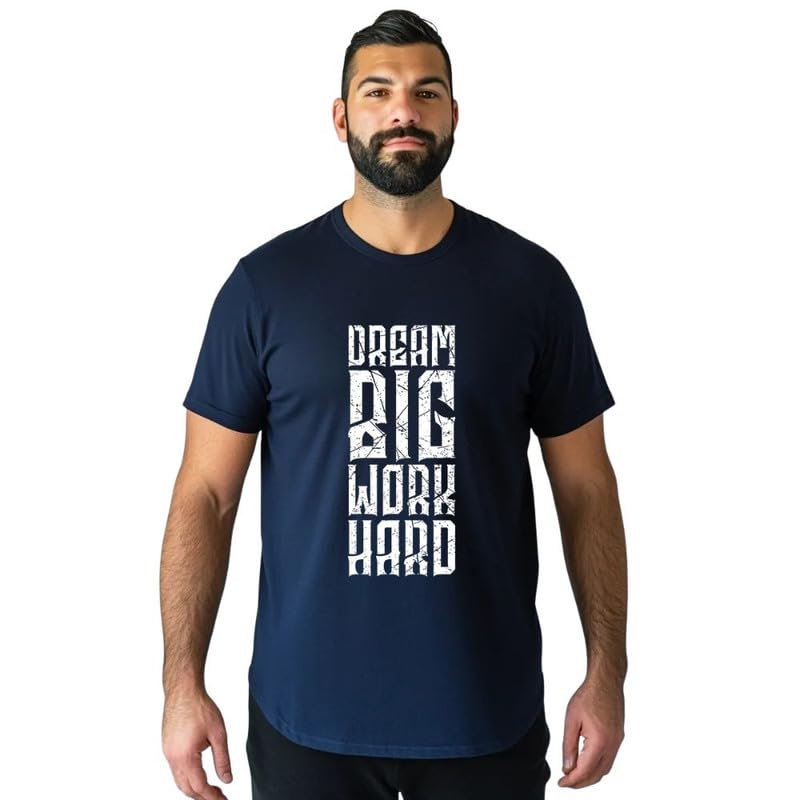Image of Toodlegram Men Plus Size Cotton Printed T-Shirt Regular Fit