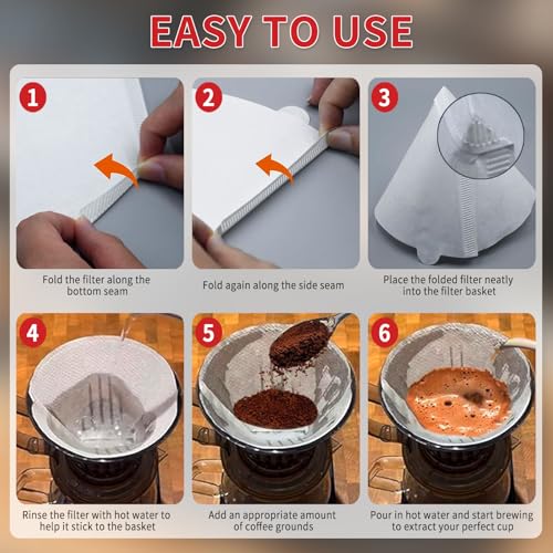 Durable #4 Oxygen-Bleached Filters