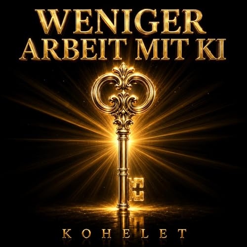 Weniger arbeit mit ki cover art