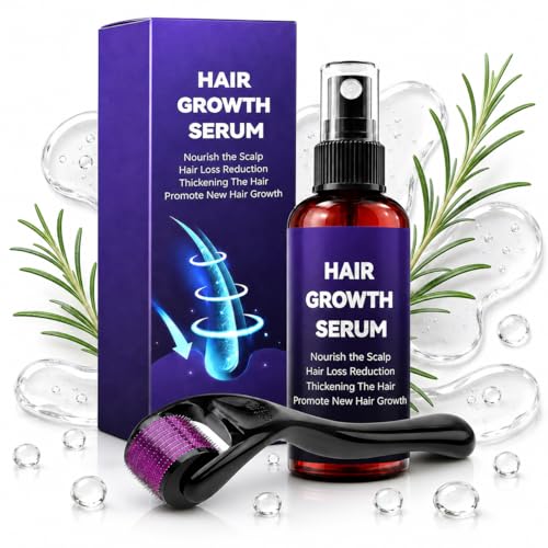 Redensificante Capilar, Cuidado Del Cuero Cabelludo, Suero Para El Cabello Con Rodillo, Fortalece Las RaíCes, Da Volumen Y Fuerza, FáCil De Aplicar Para Hombres Y Mujeres