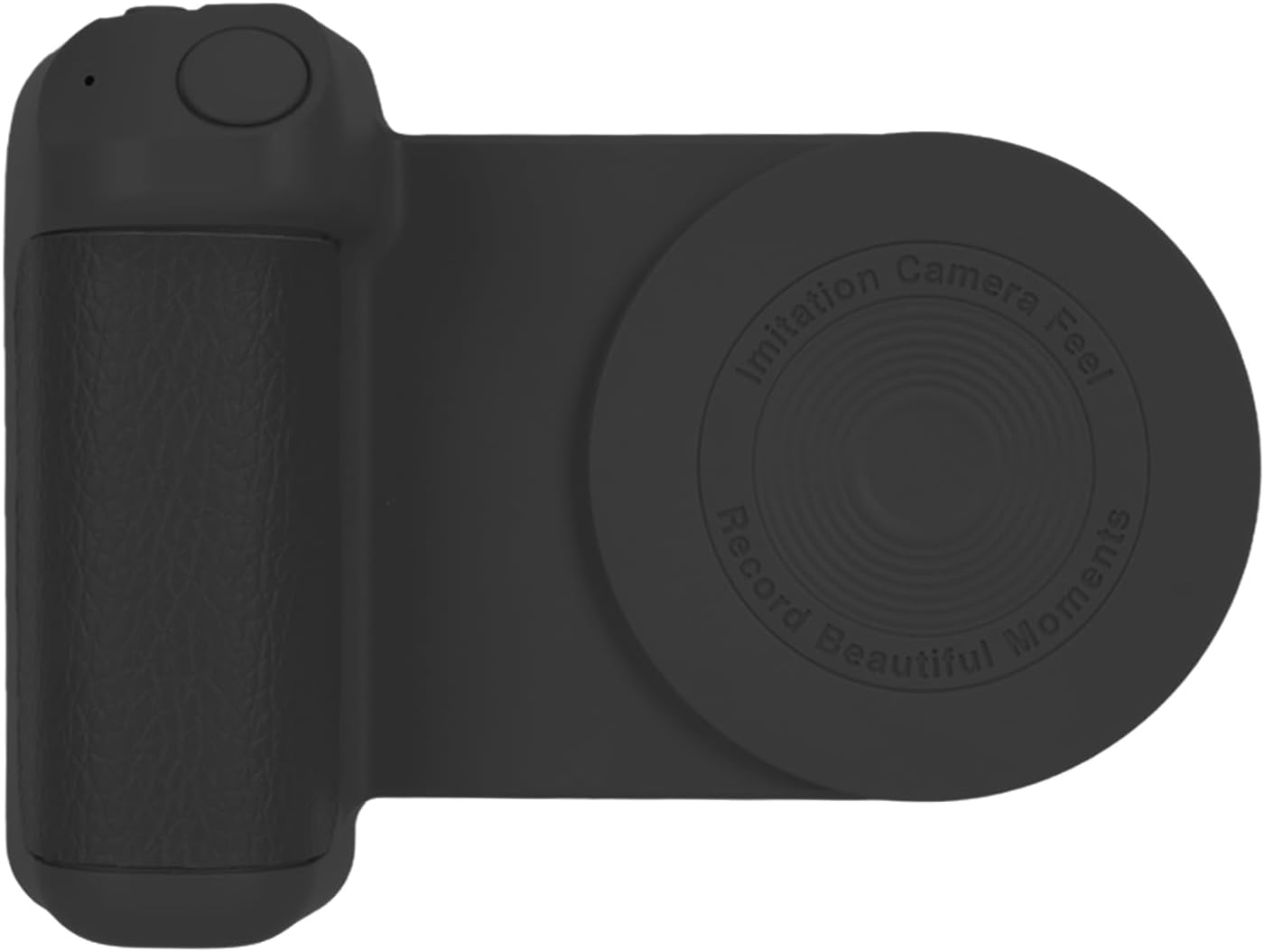 Bewinner Magnetic Camera Handle Bluetooth Bracket, Cell Phone Selfie Grip with Wireless Remote Control, Adjustable Phone Holder for Vlogging and Videos (Black)