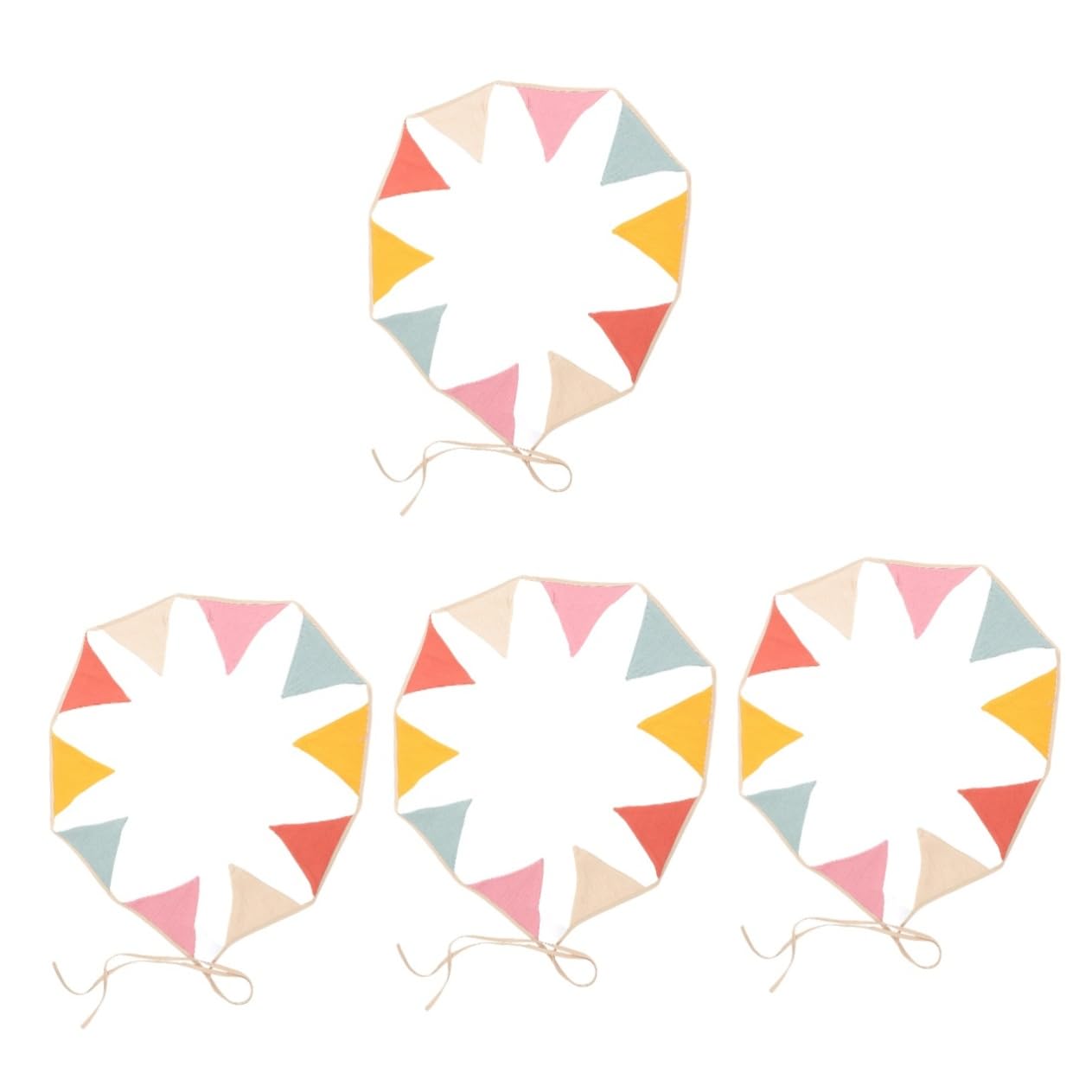 Abaodam 4 Piezas De Decoración De La De Los Niños Colgante Decoración De Guirnalda Banderines para Festivales Pancarta De Cumpleaños Pancarta De Vacaciones