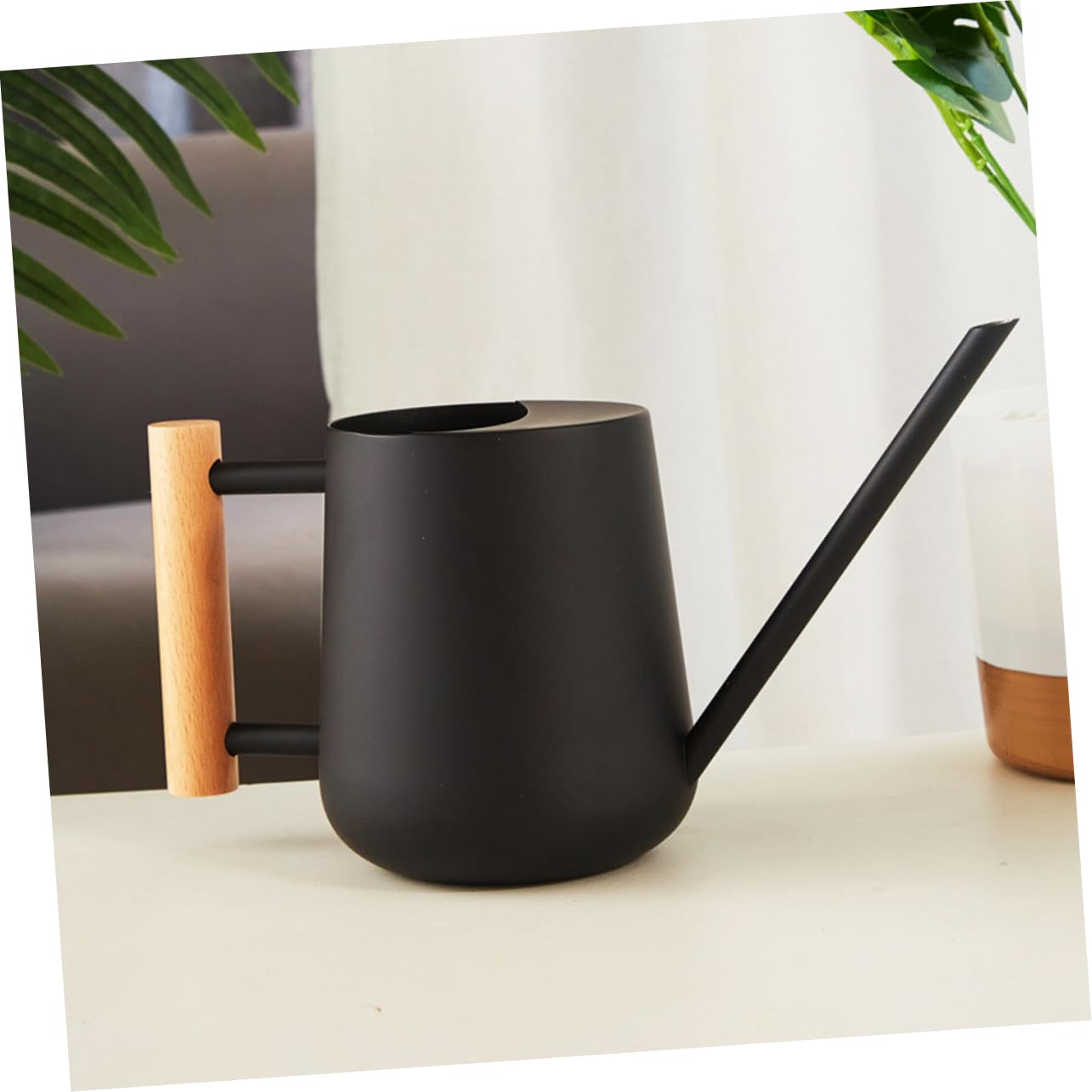 arrosoir en INOX arrosoir de Jardin arrosoir géant arrosoir de Style Moderne arrosoir à Long Bec Plantes d'intérieur arrosoir pour Plantes L'arrosage des Fleurs Peut Le Fer Noir
