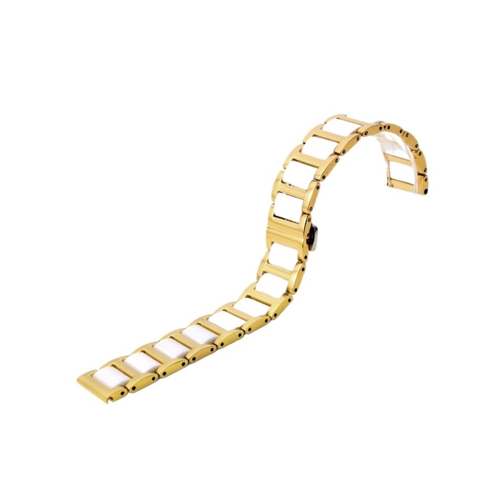 Cinturino in Ceramica tra Acciaio Inossidabile 18 mm 20 mm 22 mm Cinturino Universale for Uomo e Donna
